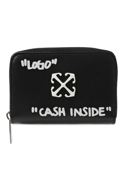 Женские кожаный кошелек OFF-WHITE, арт. 0WNK001C99LEA001