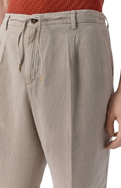 Шорты изо льна и хлопка ANDREA CAMPAGNA, арт. T0UL0NAC/300145, фото 5