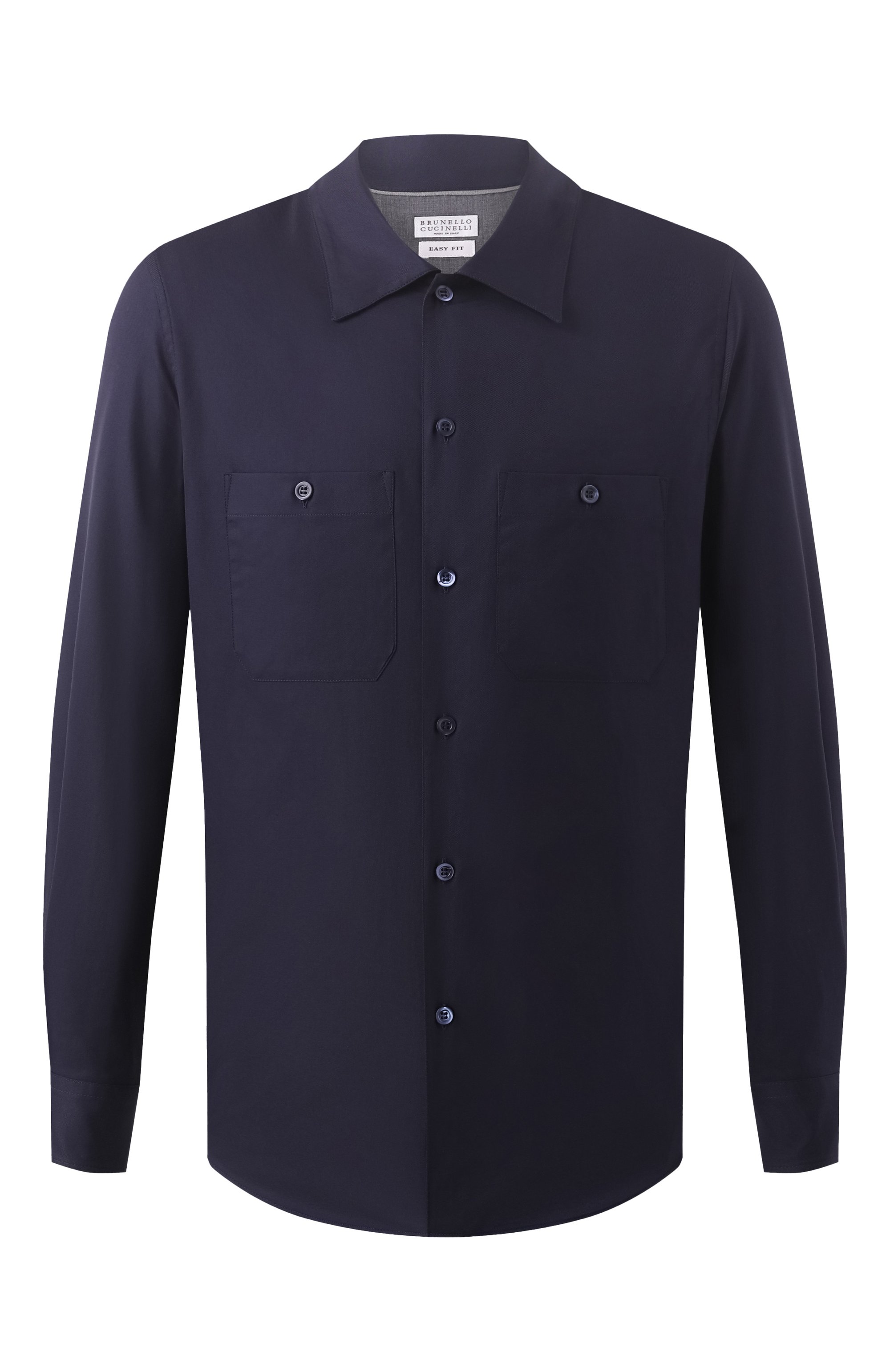 Хлопковая рубашка BRUNELLO CUCINELLI, арт. MW6040658, фото 1
