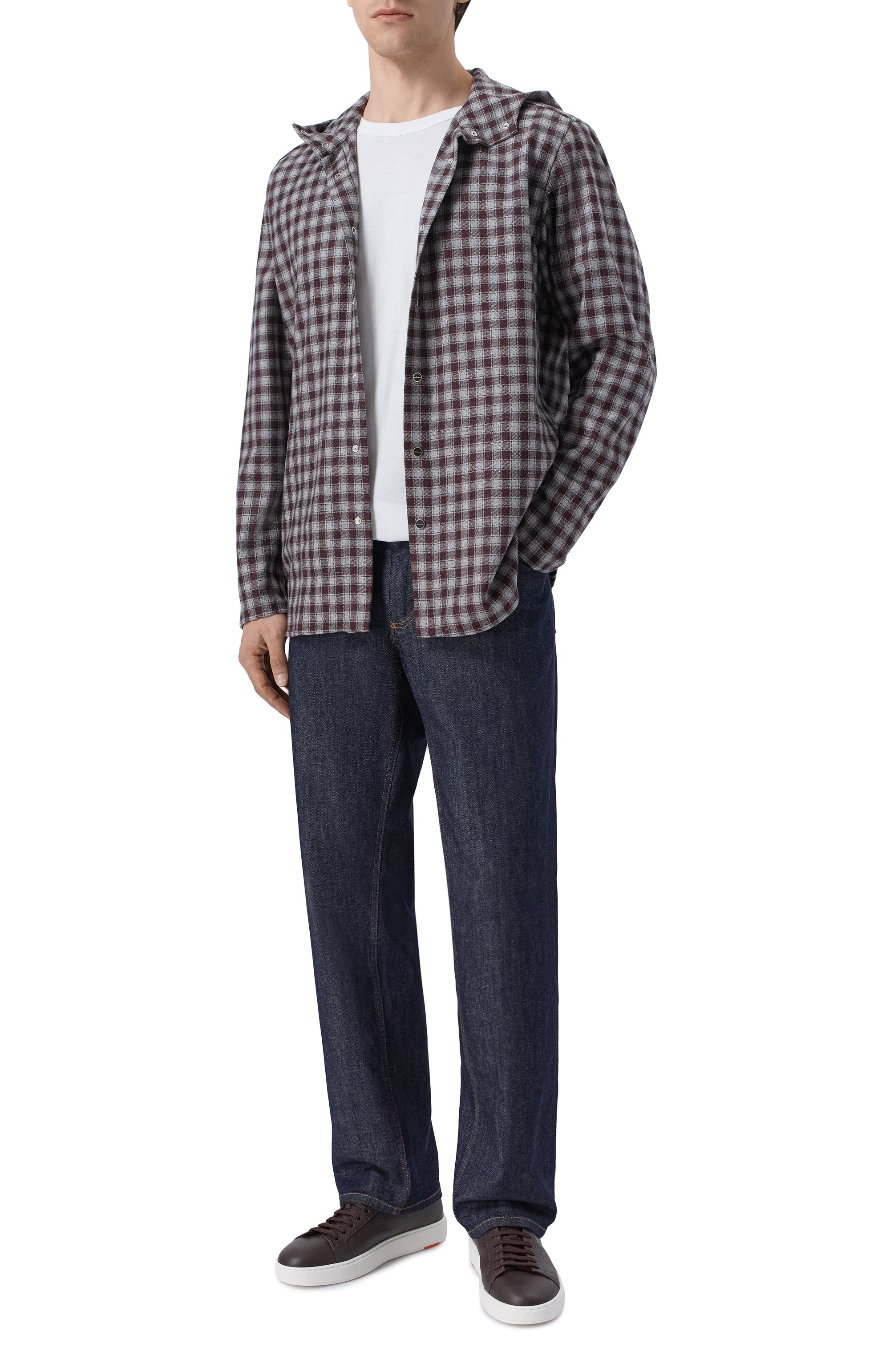 Рубашка из шерсти и кашемира KITON, арт. UMCPETEK0167G21, фото 2