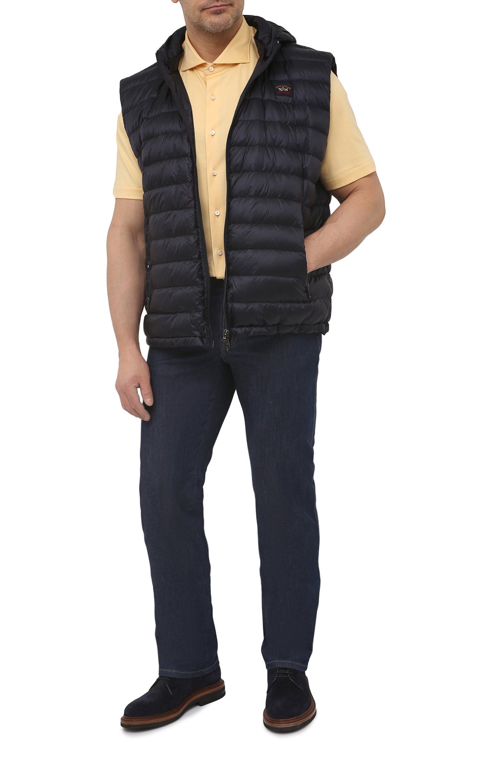 Хлопковая рубашка VAN LAACK желтого цвета по цене 24250 руб., арт. M-PER0N-SSF/180031/3XL, фото 2 Хлопковая рубашка VAN LAACK, арт. M-PER0N-SSF/180031/3XL, фото 2