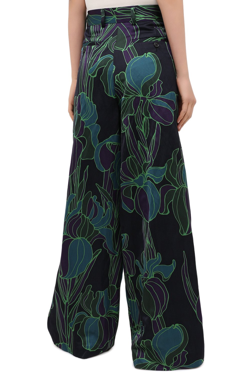 Брюки из хлопка и вискозы DRIES VAN NOTEN, арт. 202-30940-1353, фото 5