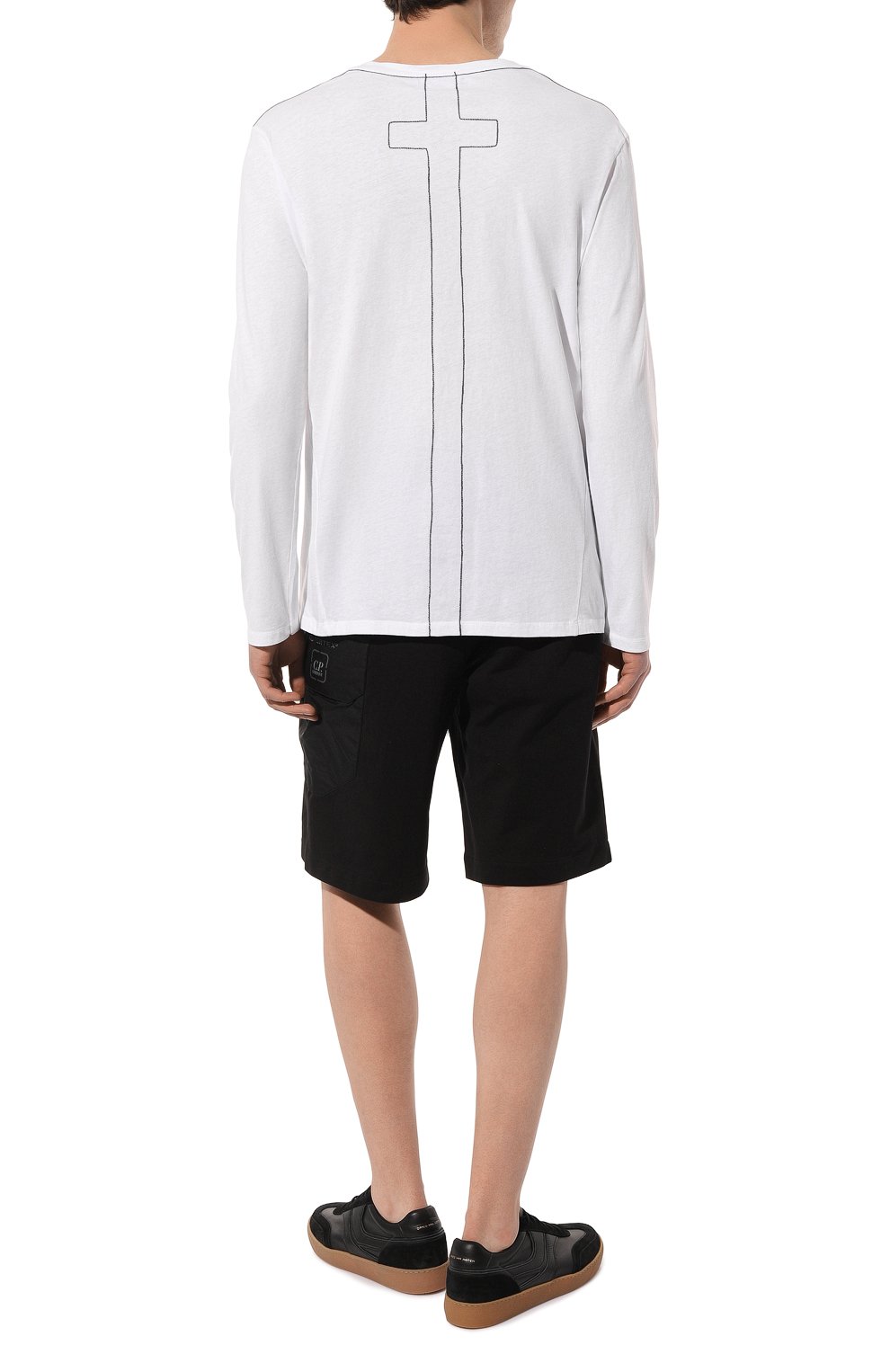 Хлопковый лонгслив RELIGION белого цвета по цене 5140 руб., арт. MCPPLN08, фото 2 Хлопковый лонгслив RELIGION, арт. MCPPLN08, фото 2