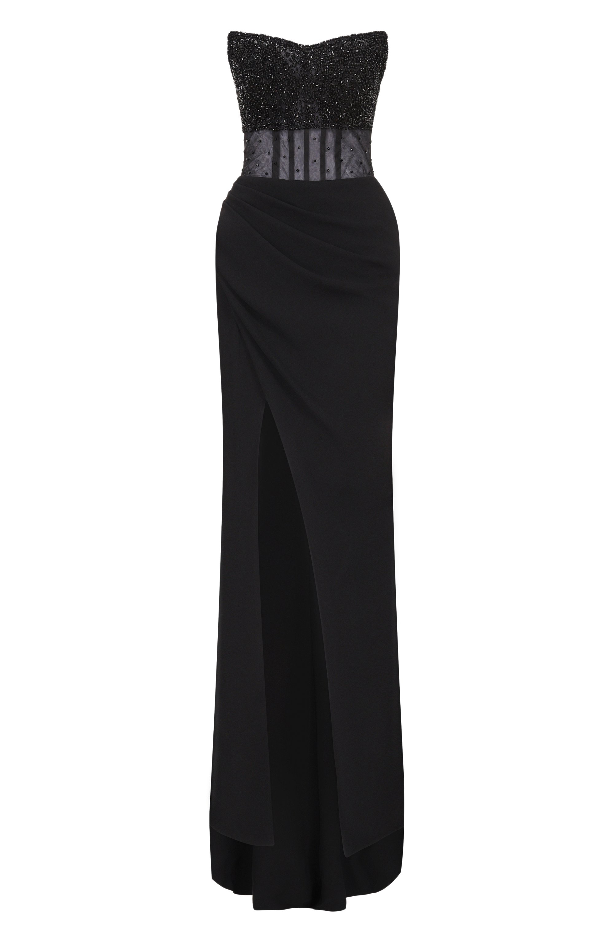 Платье с отделкой бисером SASHA KIM, арт. SK-00001847, фото 1