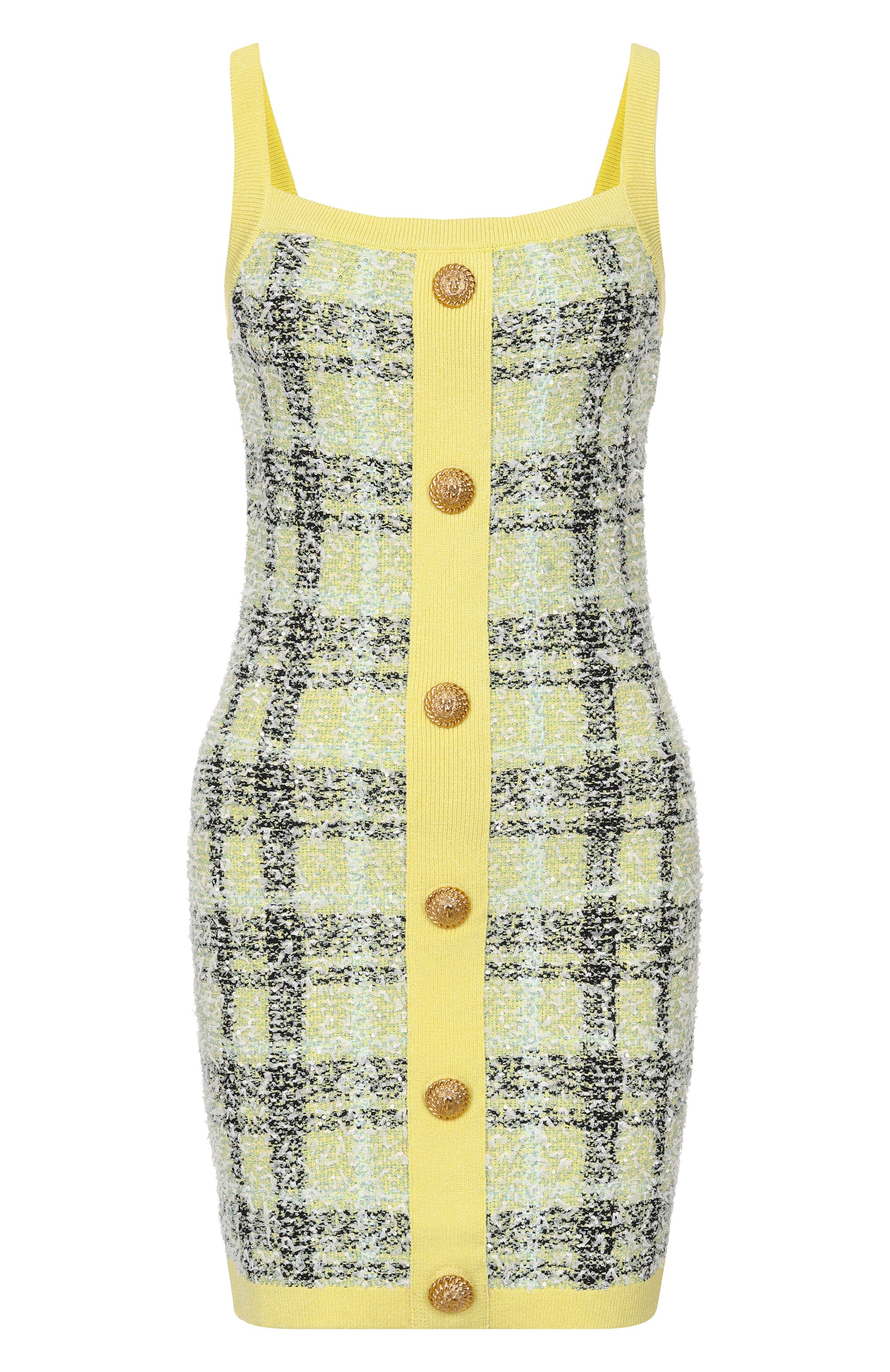 Твидовое платье BALMAIN, арт. GF1R4032/KJ56, фото 1