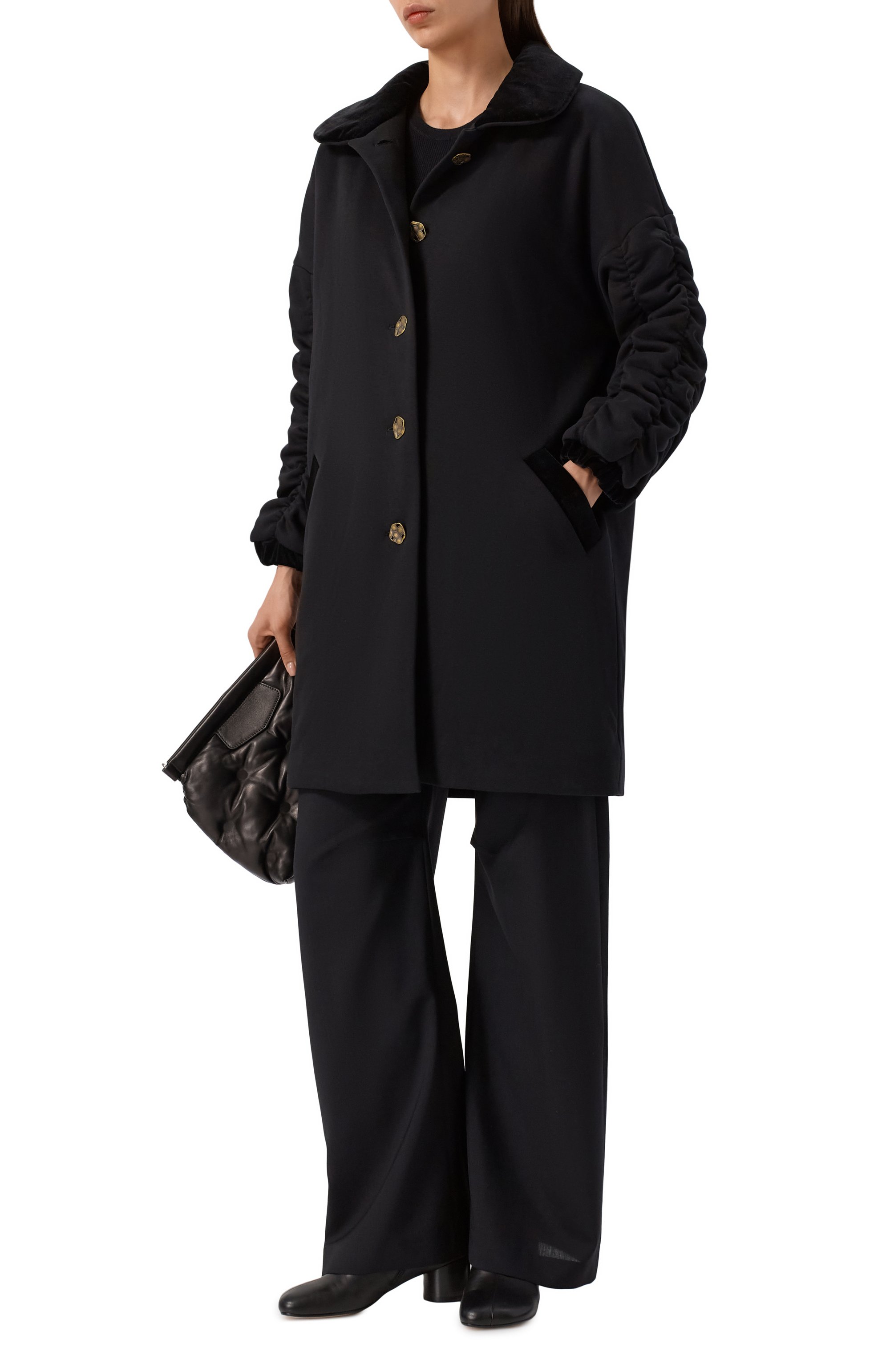 Пальто из хлопка и льна MIDGARD PARIS, арт. CT37CN-OS-BK, фото 2