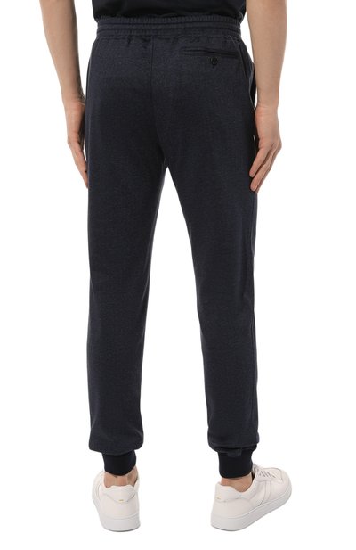 Джоггеры из шелка и хлопка MVST темно-синего цвета по цене 133000 руб., арт. 13M717.MT00.MUST., фото 4 Джоггеры из шелка и хлопка MVST, арт. 13M717.MT00.MUST., фото 4