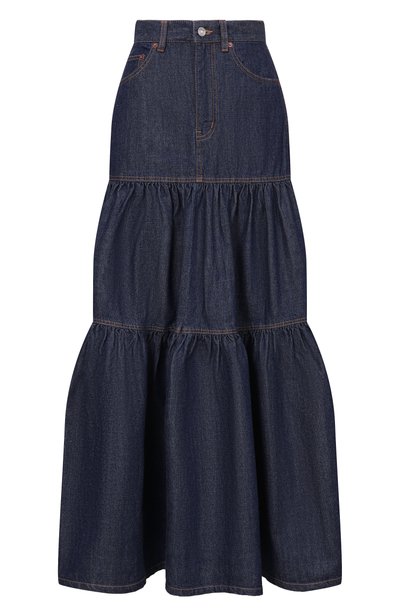Женская джинсовая юбка SAINT LAURENT, арт. 874178/Y03GB
