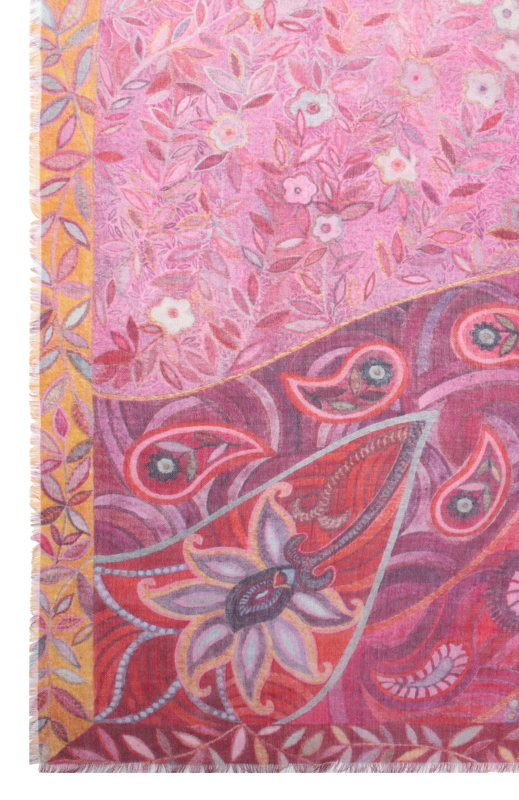 Шаль восточный орнамент из кашемира и шерсти GOURJI, арт. 91126755/4151117, фото 4