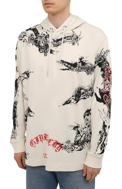 Хлопковое худи GIVENCHY, арт. BM715S3Y6B, фото 3