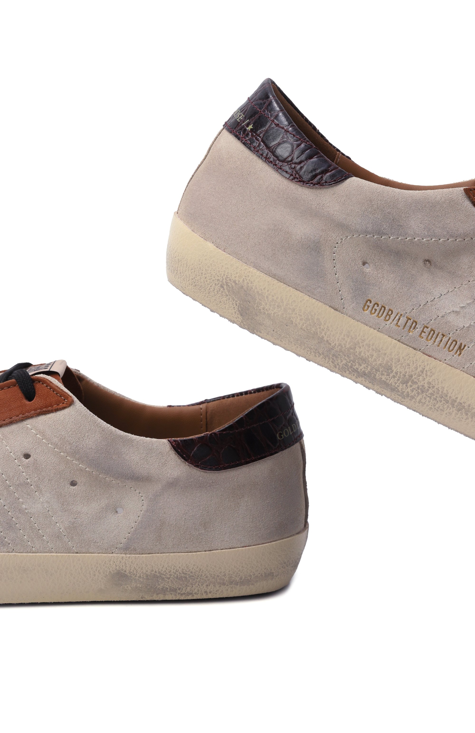 Кожаные кеды super-star GOLDEN GOOSE DELUXE BRAND, арт. GMF00101.F007329, фото 7