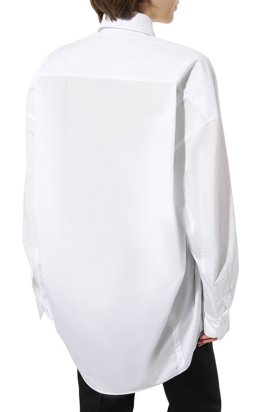 Хлопковая рубашка Nackiye Белый, фото 4