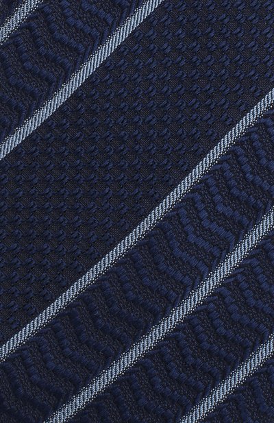 Шелковый галстук ZEGNA темно-синего цвета по цене 29400 руб., арт. Z6B04/15C, фото 3 Шелковый галстук ZEGNA, арт. Z6B04/15C, фото 3