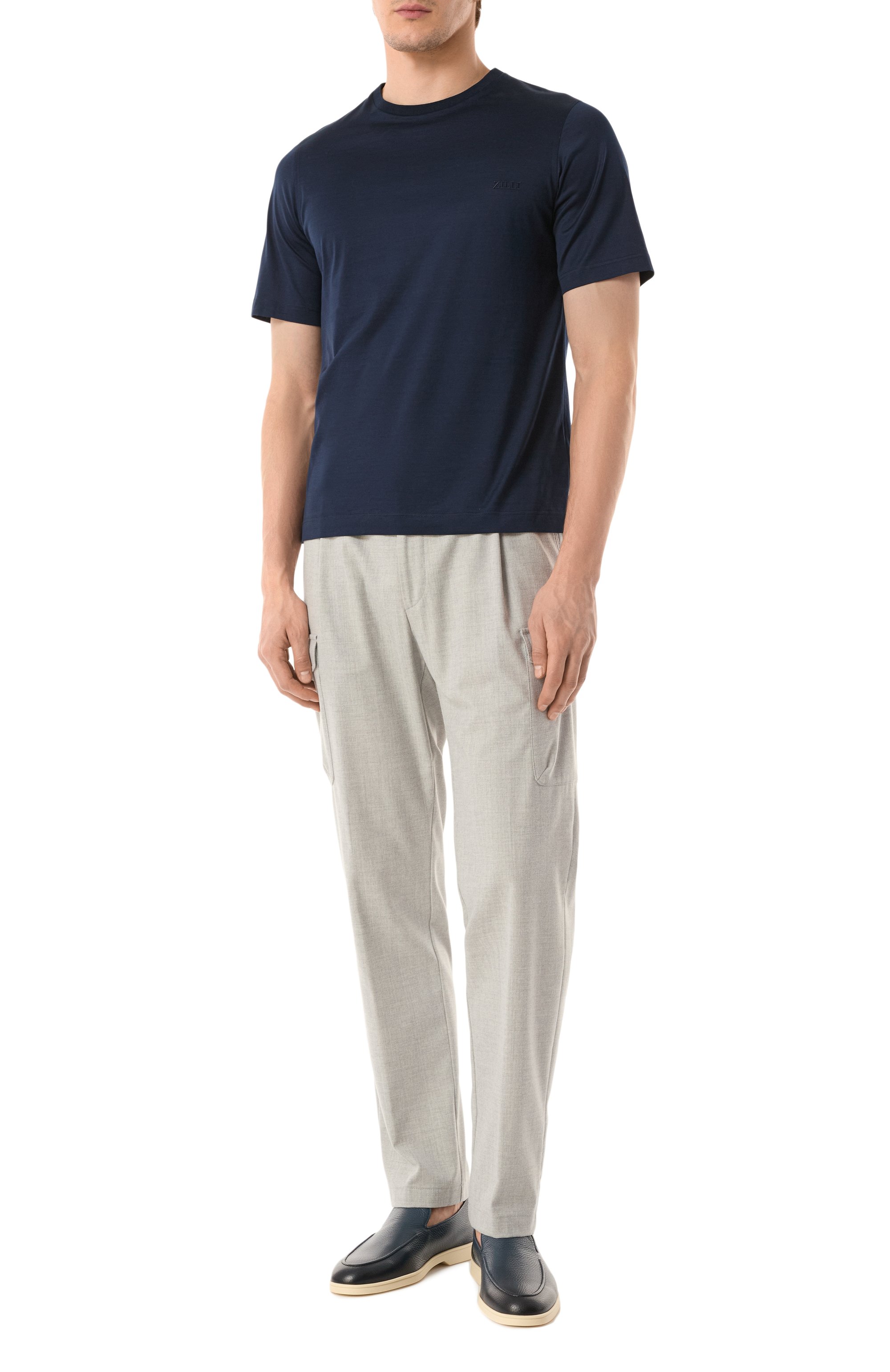 Хлопковая футболка ZILLI, арт. TSR02HM0110VZL000, фото 2