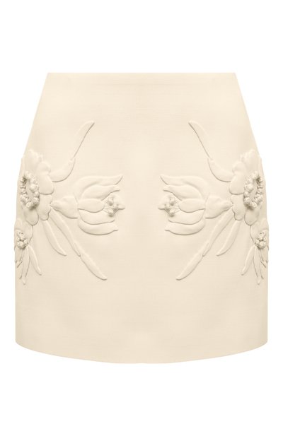 Женская юбка из шерсти и шелка VALENTINO, арт. XB0RA8T61CF