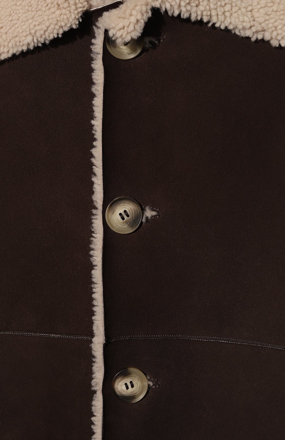 Двусторонняя дубленка из овчины CHAUD STUDIO, арт. CURLYCOAT22, фото 6