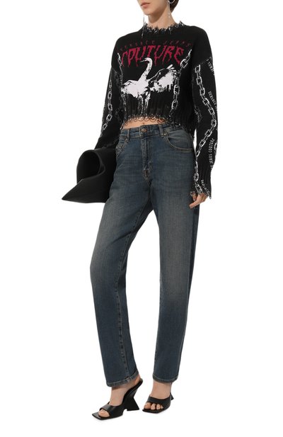 Хлопковый пуловер VERSACE JEANS COUTURE, арт. 77HAFM08/CMF16, фото 2