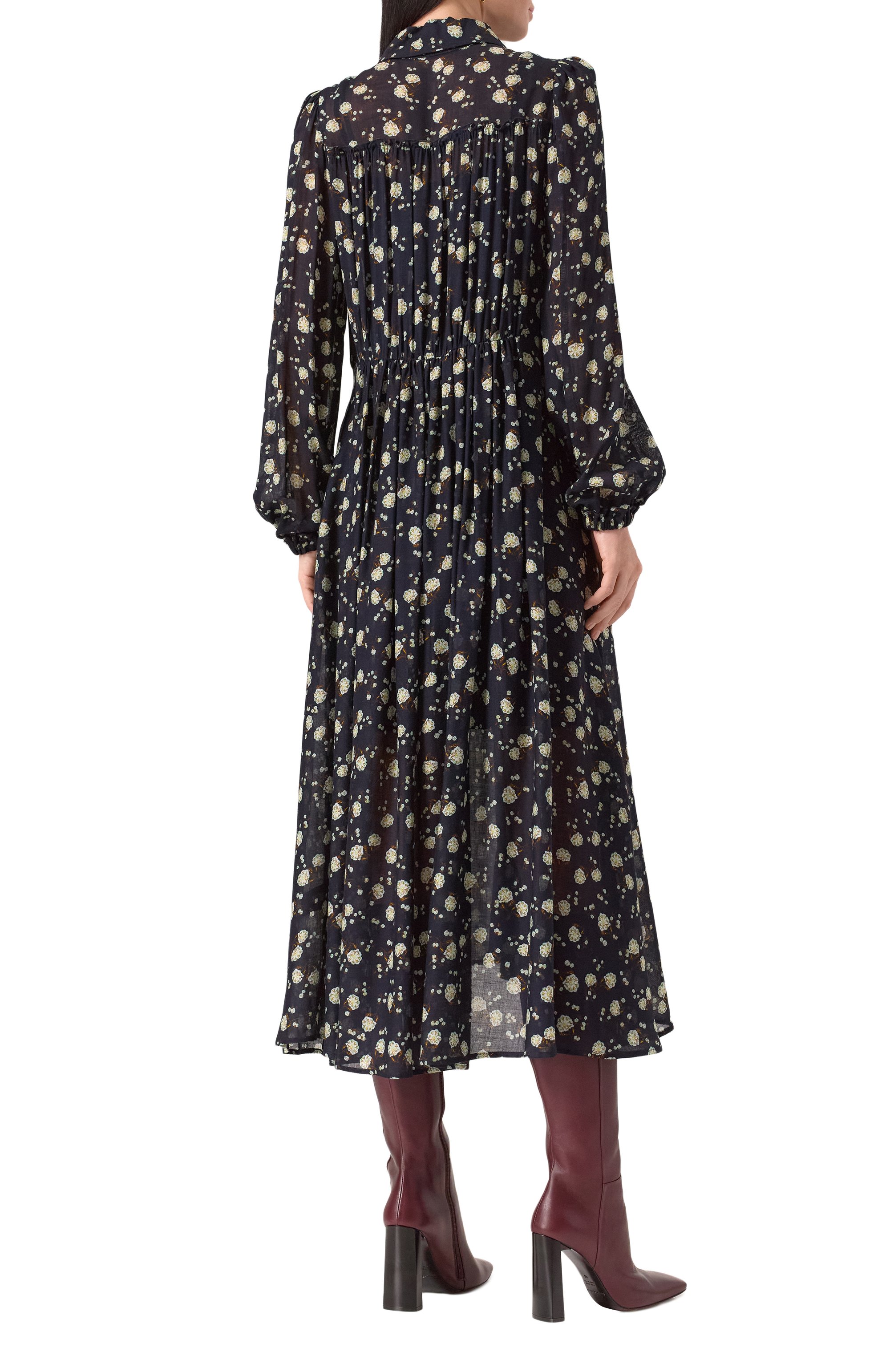 Платье из вискозы и шерсти DOROTHEE SCHUMACHER, арт. 846404, фото 4