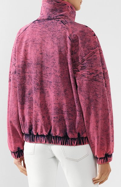 Джинсовый бомбер STELLA MCCARTNEY розового цвета по цене 146000 руб., арт. 600319/SNH61, фото 4 Джинсовый бомбер STELLA MCCARTNEY, арт. 600319/SNH61, фото 4