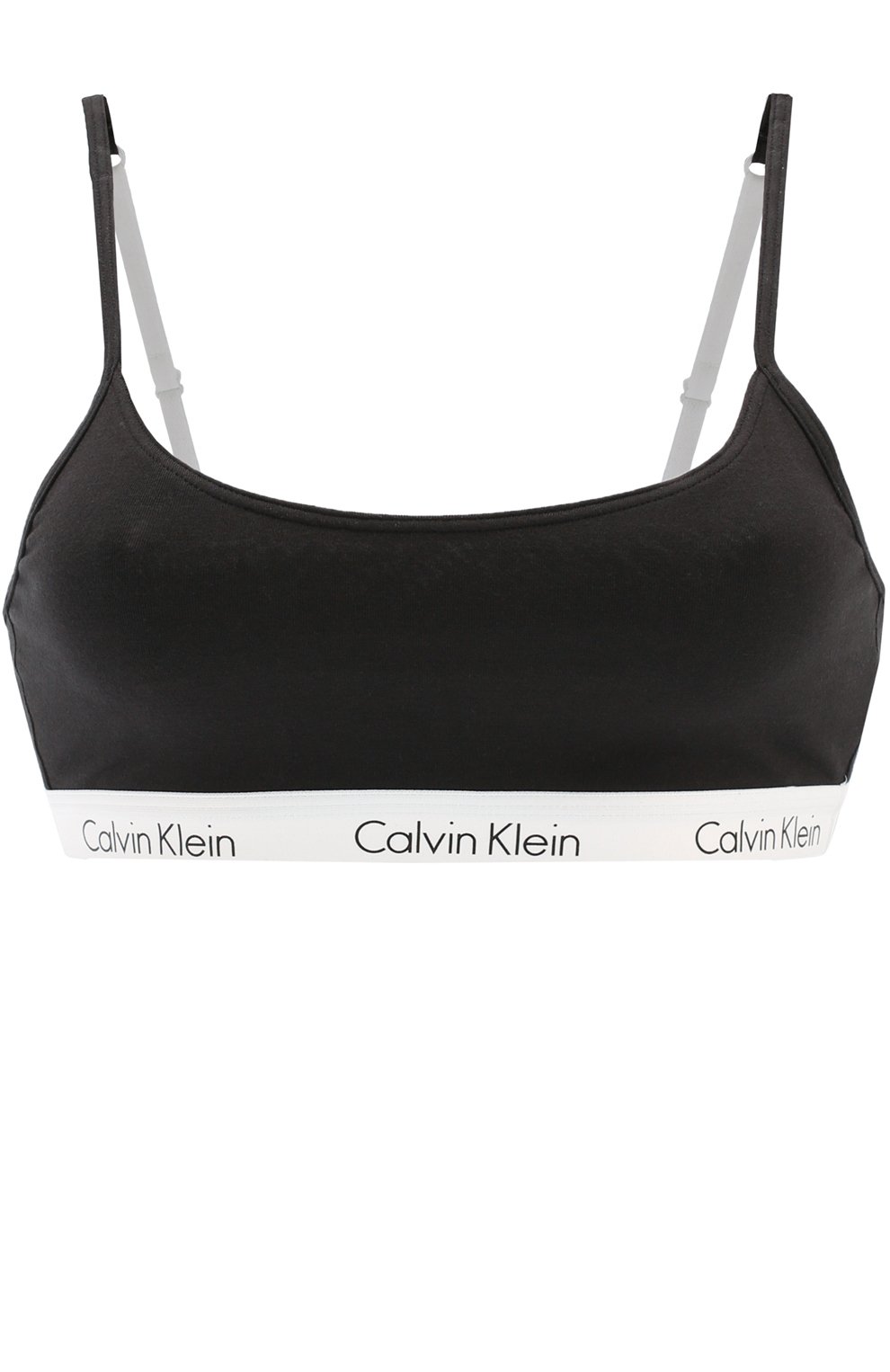 Бралетт с логотипом бренда CALVIN KLEIN черного цвета по цене 4705 руб., арт. 000QF1536E, фото 1 Бралетт с логотипом бренда CALVIN KLEIN, арт. 000QF1536E, фото 1