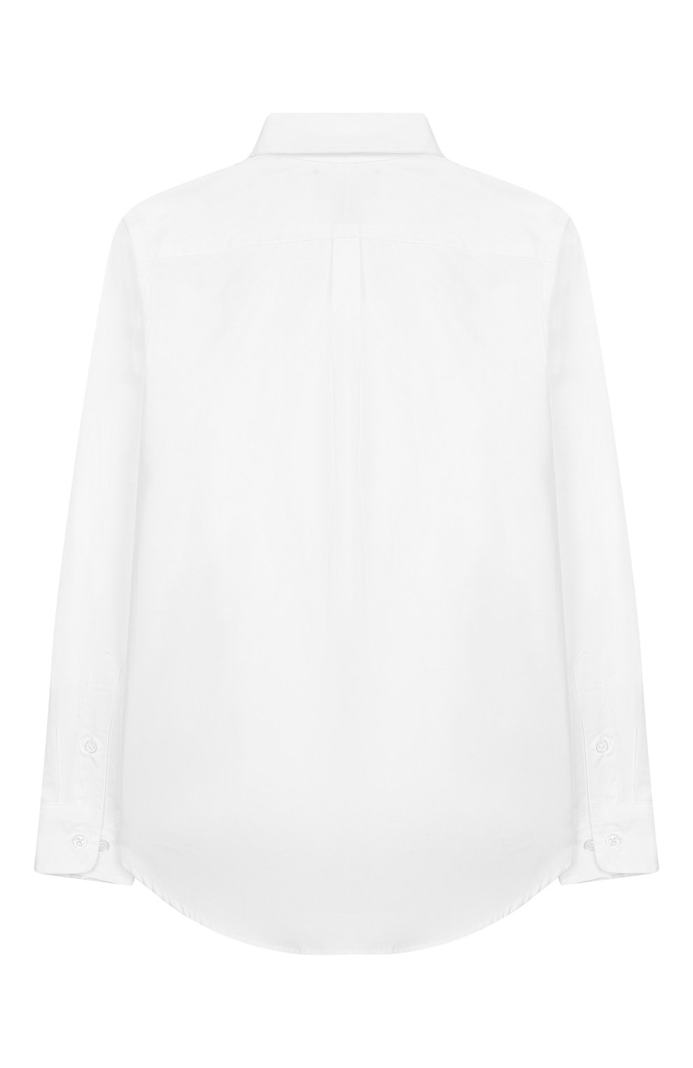 Хлопковая рубашка с воротником button down RALPH LAUREN белого цвета по цене 8710 руб., арт. 323600259, фото 2 Хлопковая рубашка с воротником button down RALPH LAUREN, арт. 323600259, фото 2