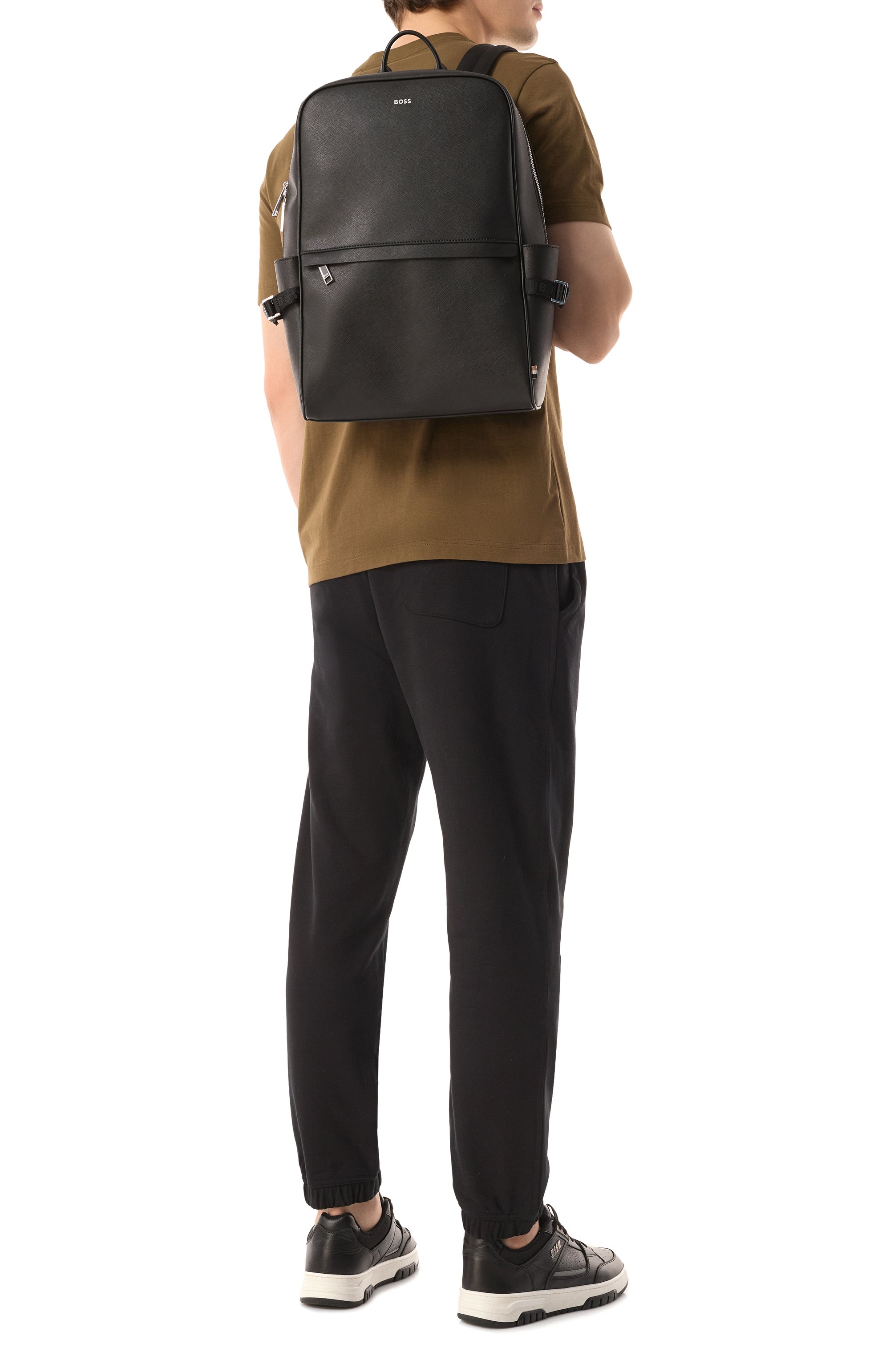 Рюкзак zair BOSS черного цвета по цене 44800 руб., арт. 50485589, фото 7 Рюкзак zair BOSS, арт. 50485589, фото 7