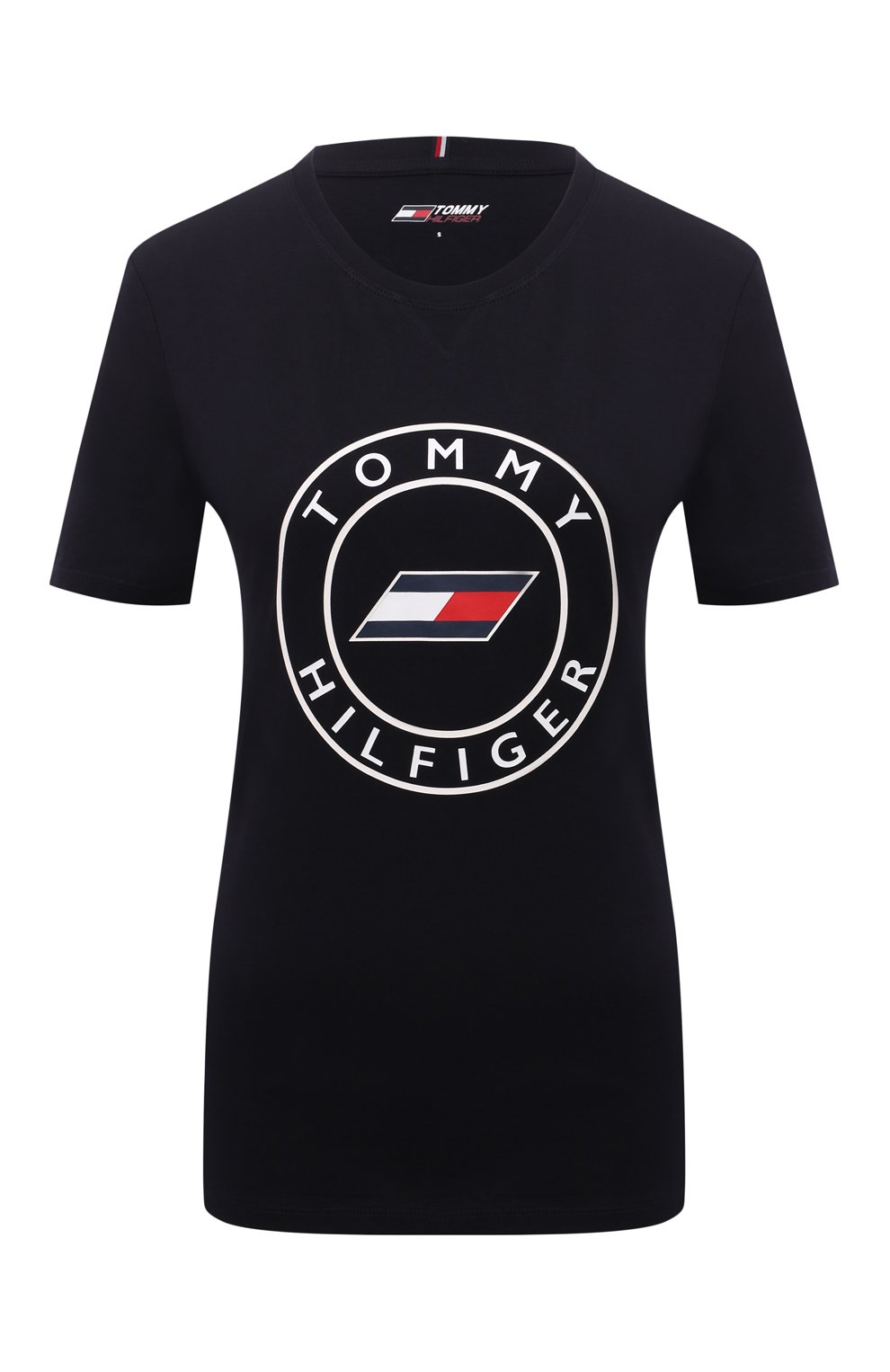 Хлопковая футболка TOMMY HILFIGER, арт. S10S101046, фото 1