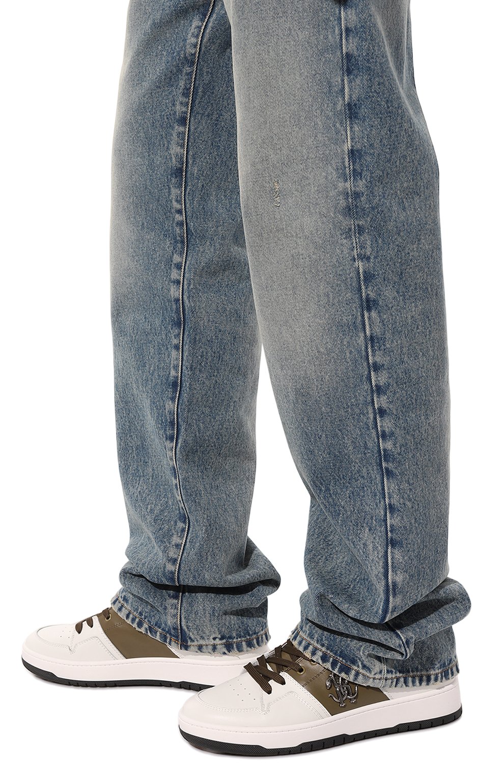 Кожаные кеды ROBERTO CAVALLI, арт. 20727 B, фото 3