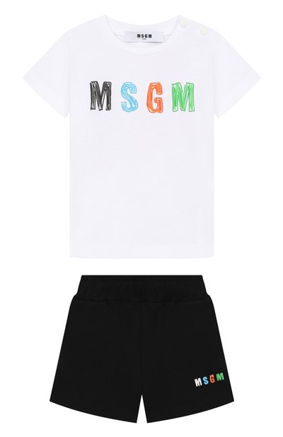 Комплект из футболки и шорт MSGM KIDS, арт. S6MSNBTR271