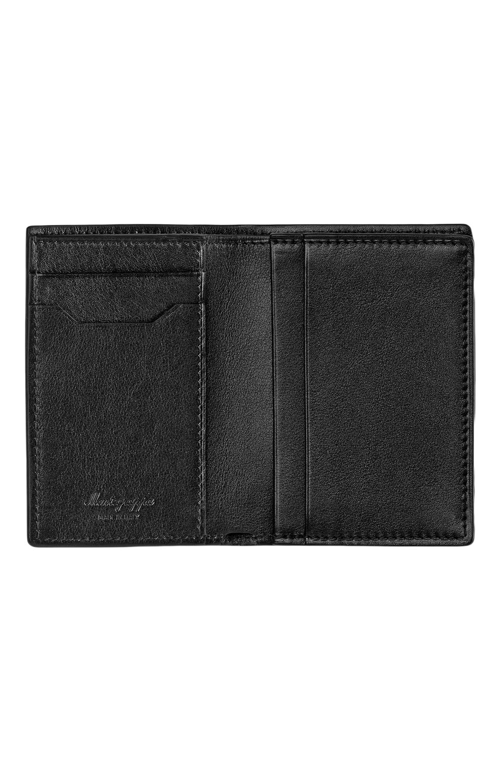 Кожаный футляр для кредитных карт MONTEGRAPPA черного цвета по цене 36800 руб., арт. IC00HT00, фото 2 Кожаный футляр для кредитных карт MONTEGRAPPA, арт. IC00HT00, фото 2