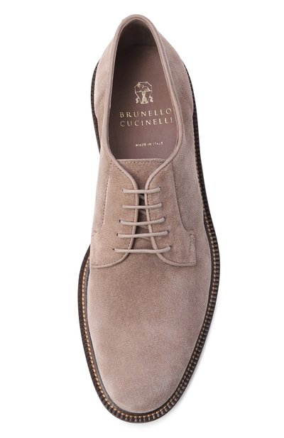 Замшевые дерби BRUNELLO CUCINELLI, арт. MZUPAIT654, фото 5