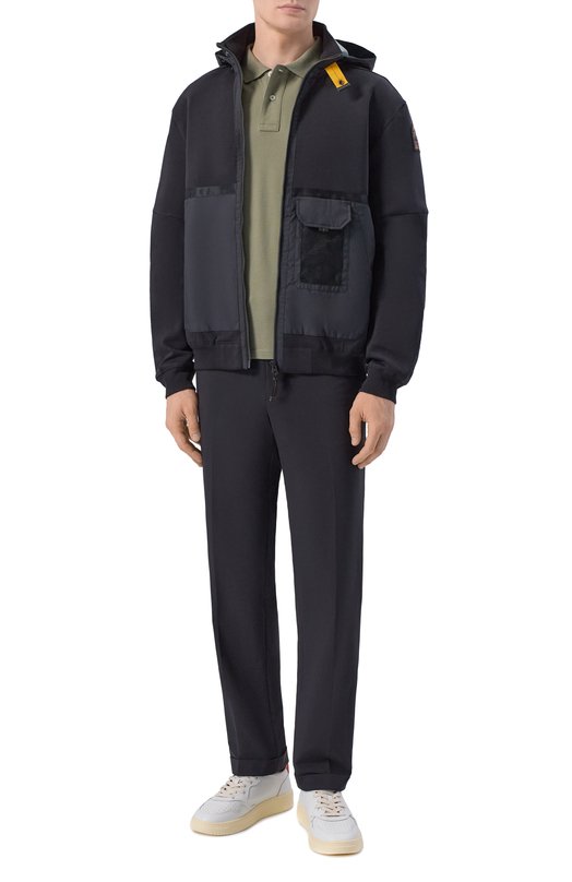 Хлопковая толстовка Parajumpers 26SM-PM FLE H01 Чёрный  26SM-PM FLE H01 Фото 2