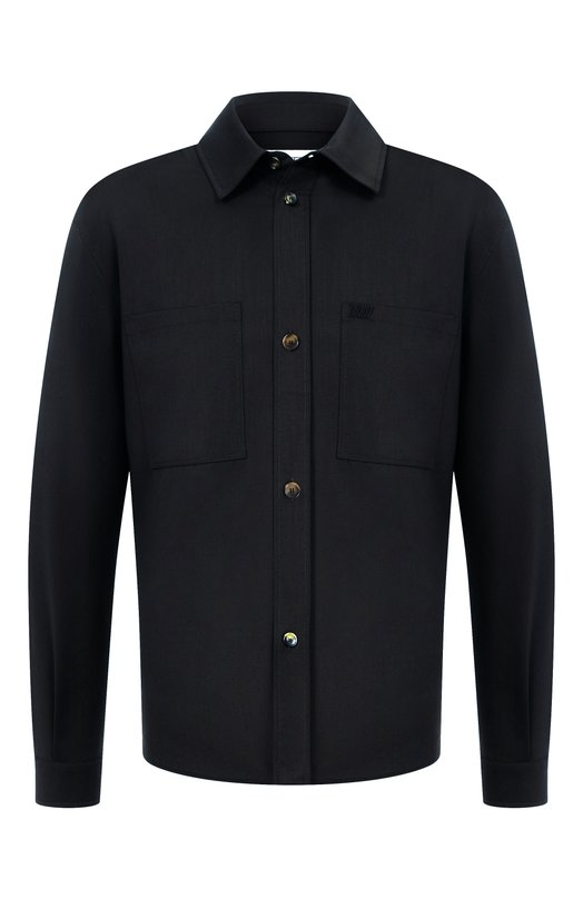 Шерстяная рубашка Laneus F5LAMA0V123 Чёрный F5LAMA0V123