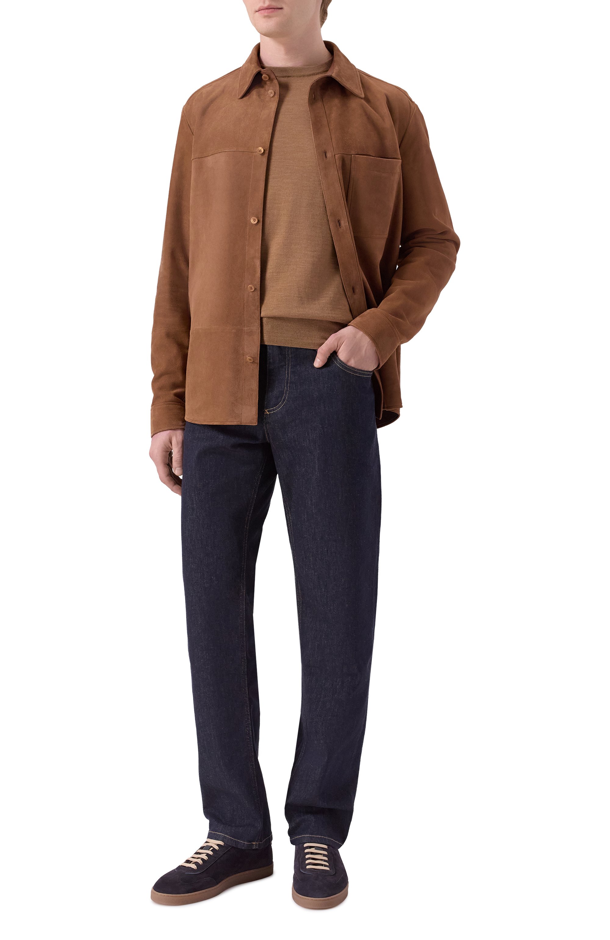 Замшевая куртка-рубашка STEFANO RICCI, арт. M7J5100281/SUESN4, фото 2