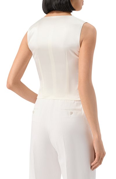 Жилет из хлопка и шелка DOLCE & GABBANA, арт. F79H5T/GDCDD, фото 4