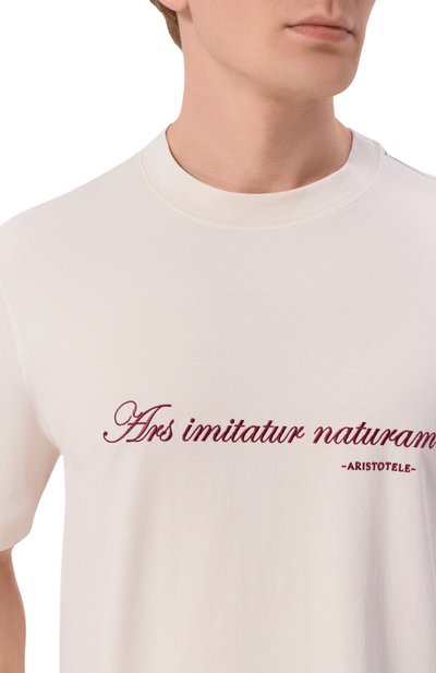 Хлопковая футболка BRUNELLO CUCINELLI, арт. M0B138518, фото 5