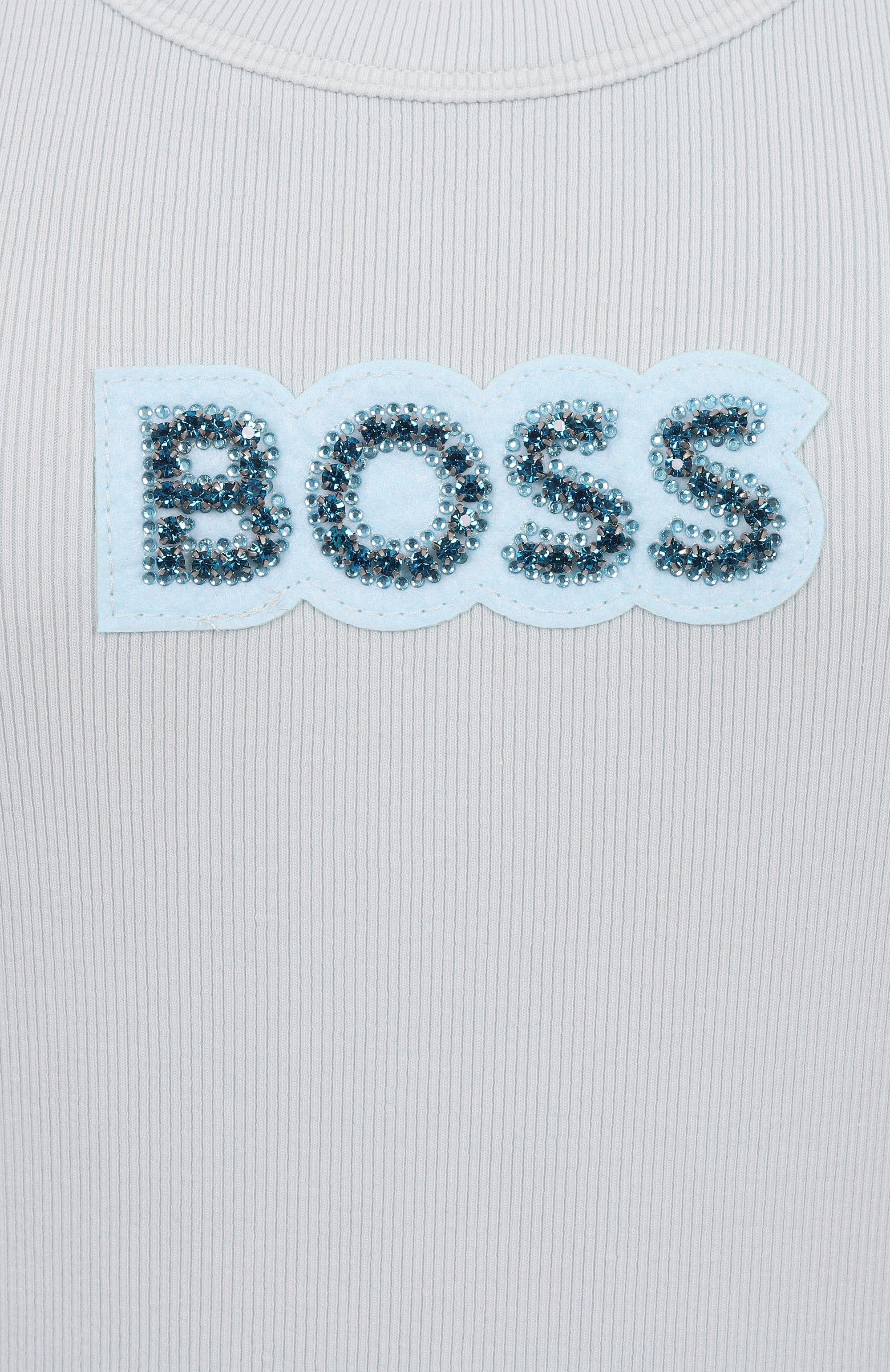 Хлопковая майка BOSS ORANGE, арт. 50536985, фото 6