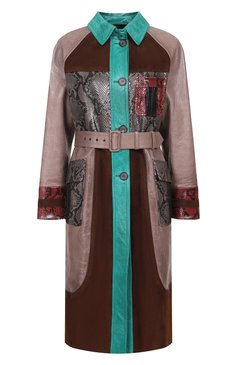 Кожаное пальто PRADA, арт. 56813-1PPE-F0U76, фото 1