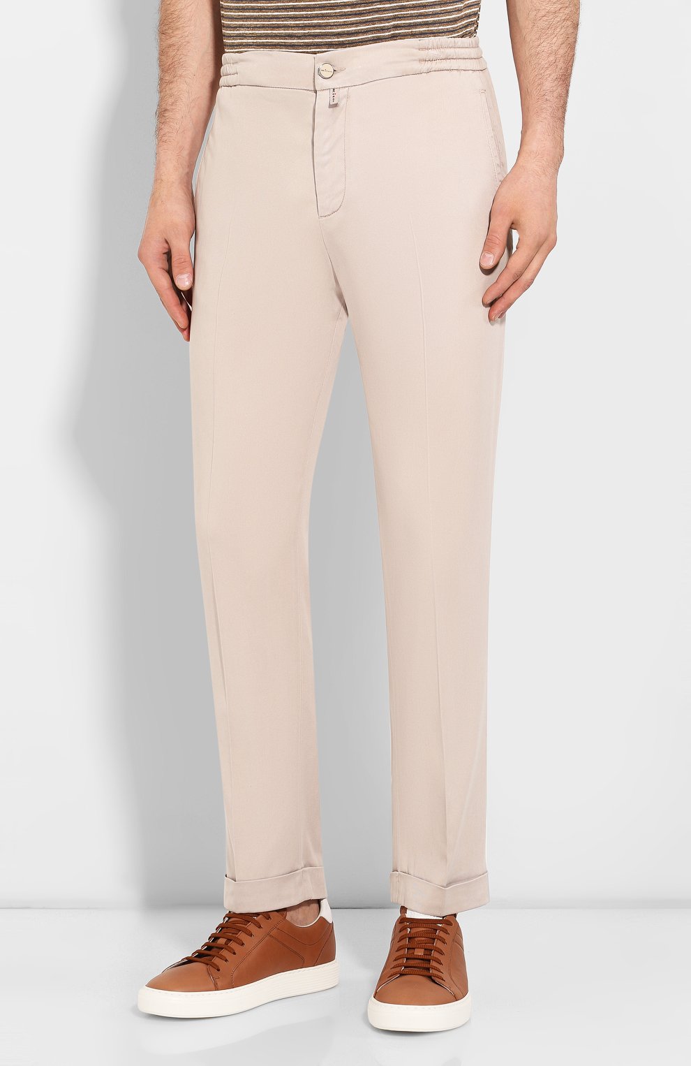 Льняные брюки KITON, арт. UFPLACJ07S40, фото 3