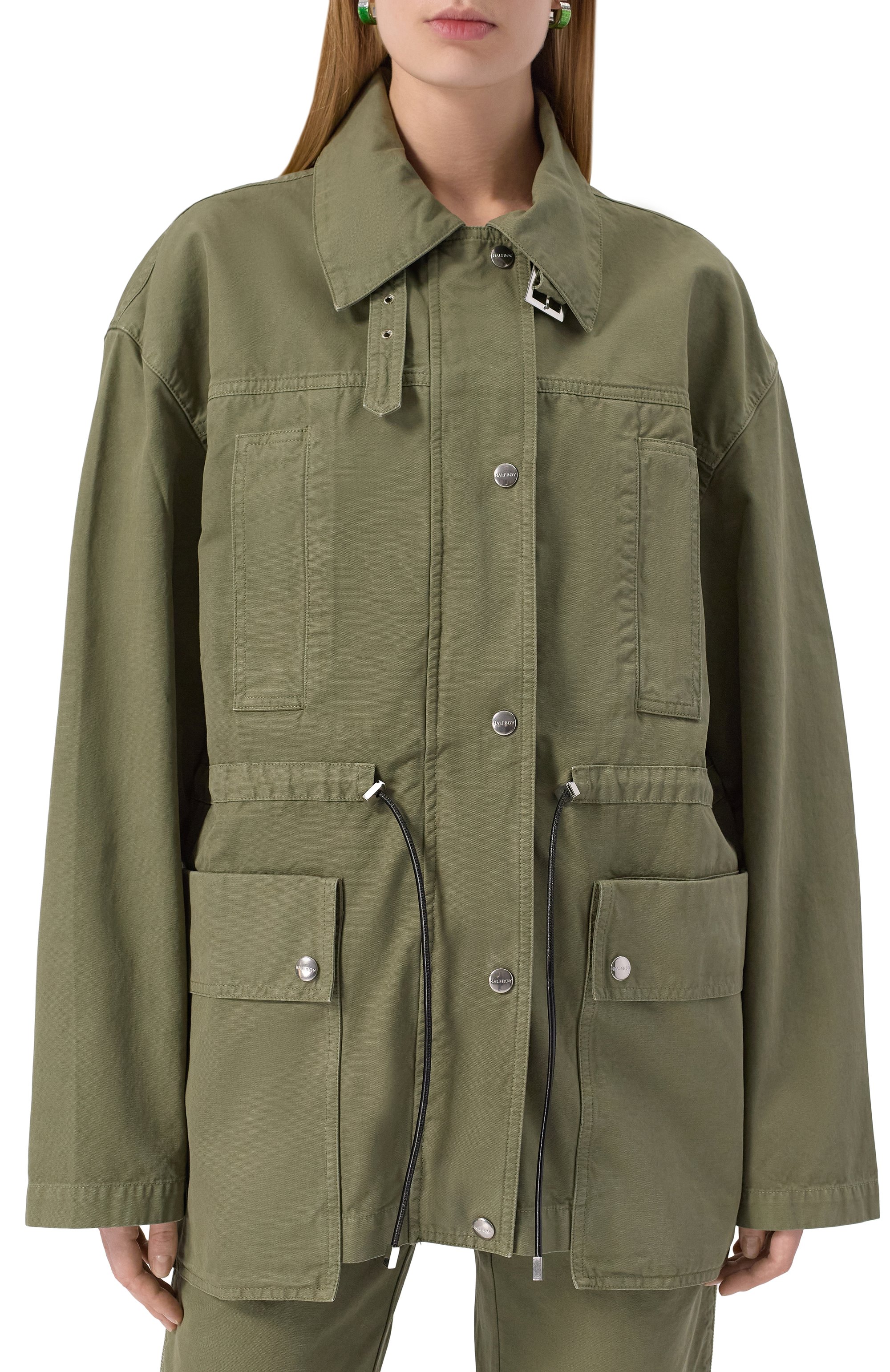 Хлопковая парка HALFBOY, арт. HS251W0004, фото 3