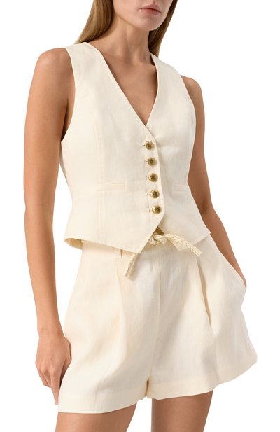 Льняной жилет ZIMMERMANN, арт. 2401JR251, фото 3