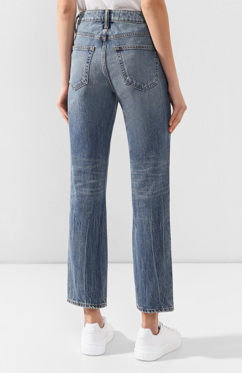 Джинсы ALEXANDER WANG голубого цвета по цене 37000 руб., арт. 4D994039AA, фото 4 Джинсы ALEXANDER WANG, арт. 4D994039AA, фото 4