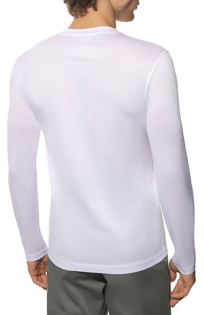Лонгслив из лиоцелла и хлопка EMPORIO ARMANI, арт. 8N1TE9/1JUVZ, фото 4
