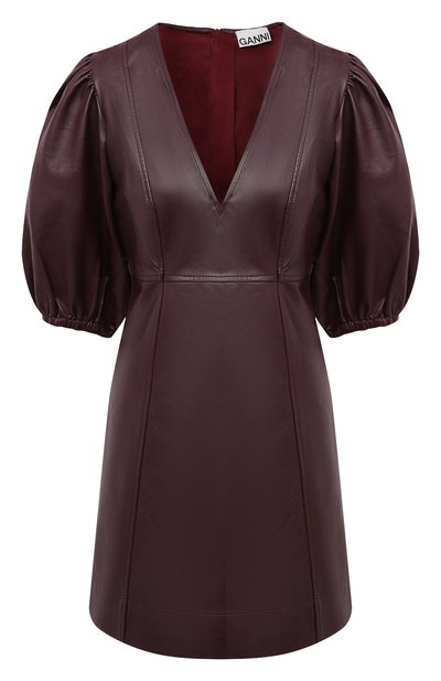Женское кожаное платье GANNI, арт. F5579