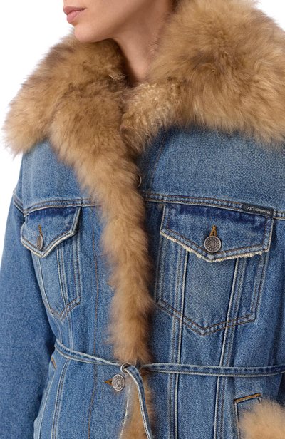 Джинсовая куртка с подкладкой из козлика DOLCE & GABBANA, арт. F9T08Z/G80C9, фото 5