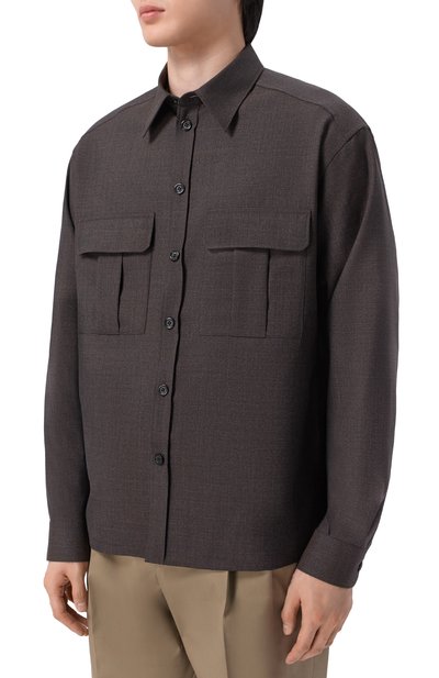 Шерстяная рубашка DOLCE & GABBANA, арт. G50J2T/HU2B0, фото 3