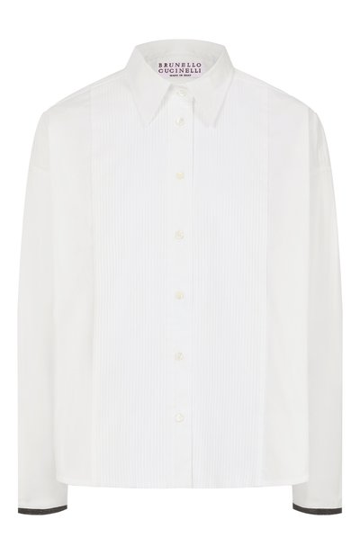 Женская хлопковая рубашка BRUNELLO CUCINELLI, арт. M0091RB416