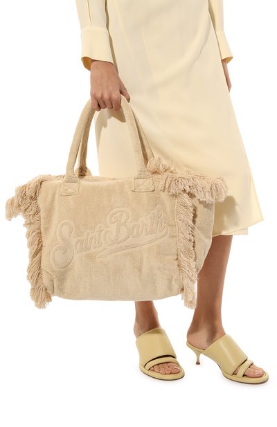 Сумка-тоут MC2 SAINT BARTH бежевого цвета по цене 15650 руб., арт. STBA/VANITY TERRY/07533D, фото 2 Сумка-тоут MC2 SAINT BARTH, арт. STBA/VANITY TERRY/07533D, фото 2