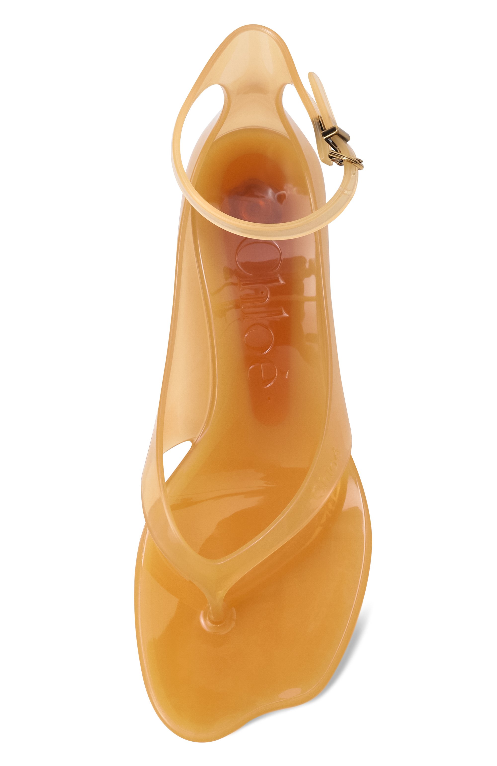 Босоножки jelly CHLOÉ бежевого цвета по цене 66550 руб., арт. CHC25U09VRQ, фото 6 Босоножки jelly CHLOÉ, арт. CHC25U09VRQ, фото 6