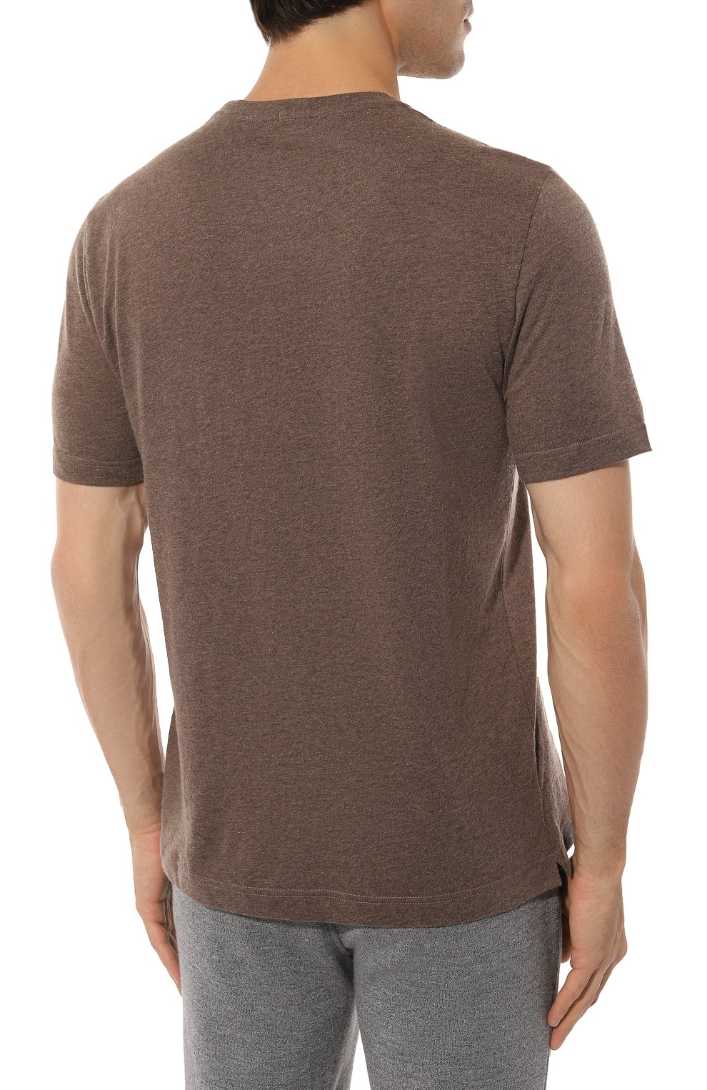 Футболка из хлопка и кашемира CAPOBIANCO, арт. 15M660.WS00./58-60, фото 4